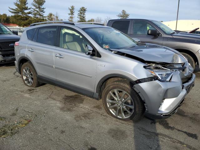 JTMDJREV6JD186029 - 2018 TOYOTA RAV4 HV LIMITED SILVER photo 4