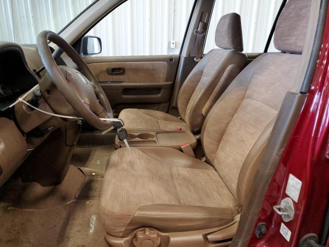 JHLRD78452C014492 - 2002 HONDA CR-V LX RED photo 7