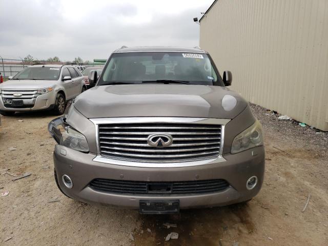 JN8AZ2ND2E9750699 - 2014 INFINITI QX80 TAN photo 5