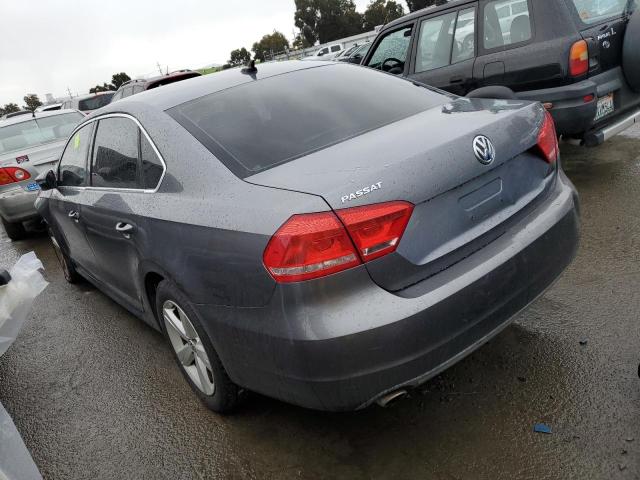 1VWBP7A39CC048411 - 2012 VOLKSWAGEN PASSAT SE GRAY photo 2