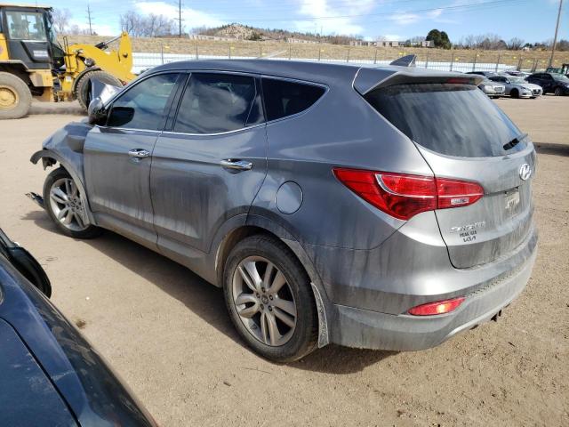 5XYZWDLA5DG094412 - 2013 HYUNDAI SANTA FE S SILVER photo 2