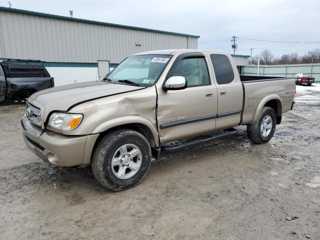 5TBBT441X6S487278 - 2006 TOYOTA TUNDRA ACCESS CAB SR5 BEIGE photo 1