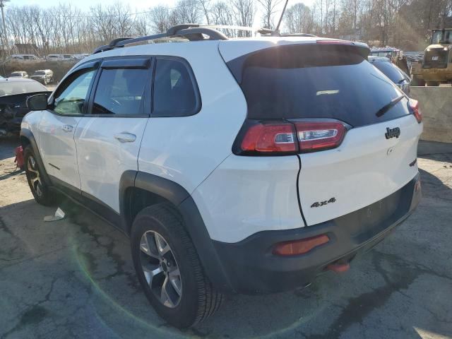 1C4PJMBB1EW160684 - 2014 JEEP CHEROKEE TRAILHAWK WHITE photo 2