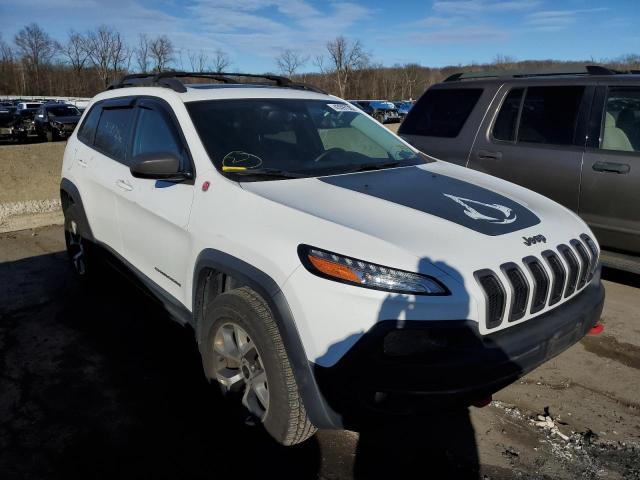 1C4PJMBB1EW160684 - 2014 JEEP CHEROKEE TRAILHAWK WHITE photo 4