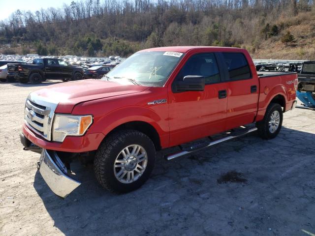 1FTEW1E84AKE54220 - 2010 FORD F150 SUPERCREW RED photo 1