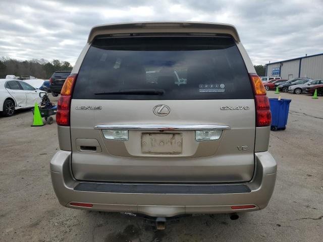 JTJBT20X140062471 - 2004 LEXUS GX 470 TAN photo 6