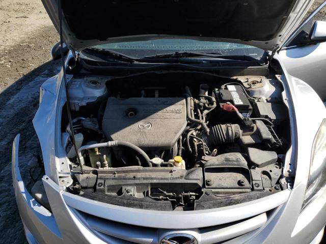 1YVHZ8EH9C5M14224 - 2012 MAZDA 6 I SILVER photo 11