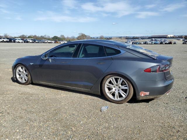 5YJSA1DN6DFP14076 - 2013 TESLA MODEL S GRAY photo 2