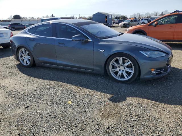 5YJSA1DN6DFP14076 - 2013 TESLA MODEL S GRAY photo 4