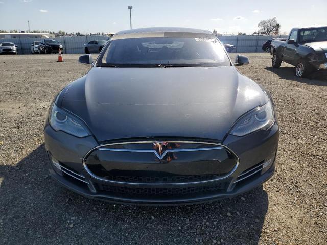 5YJSA1DN6DFP14076 - 2013 TESLA MODEL S GRAY photo 5