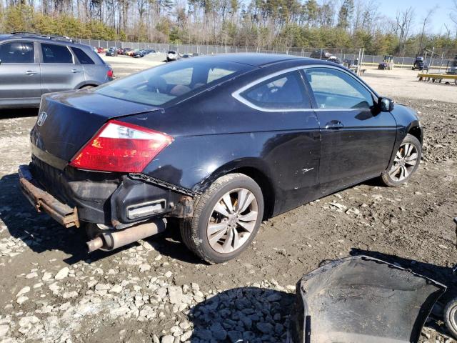 1HGCS12759A017649 - 2009 HONDA ACCORD EX BLACK photo 3