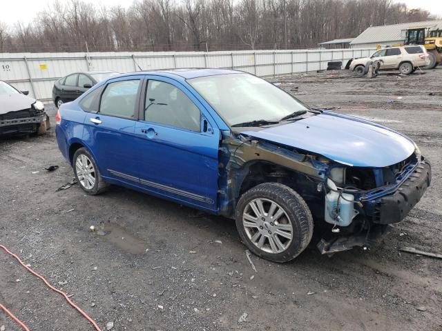 1FAHP3HN4BW198605 - 2011 FORD FOCUS SEL BLUE photo 4