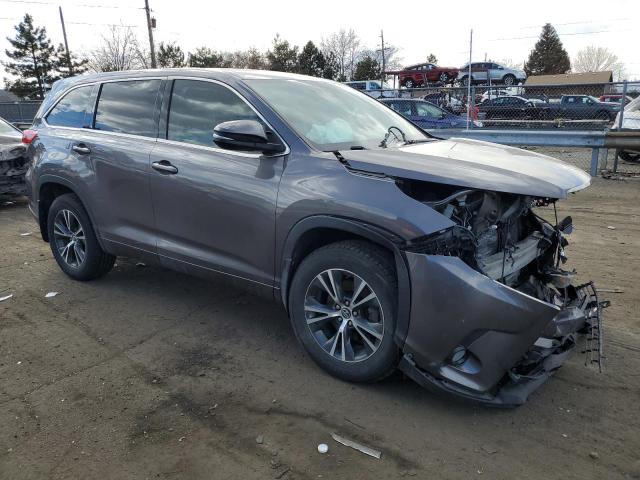 5TDBZRFH5HS366707 - 2017 TOYOTA HIGHLANDER LE GRAY photo 4