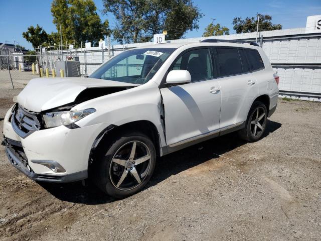 5TDZK3EH7DS115005 - 2013 TOYOTA HIGHLANDER BASE Blanc photo 1