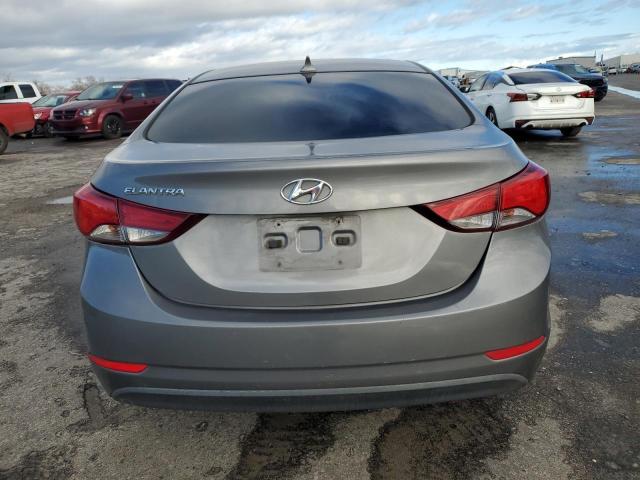 5NPDH4AE3EH510994 - 2014 HYUNDAI ELANTRA SE GRAY photo 6