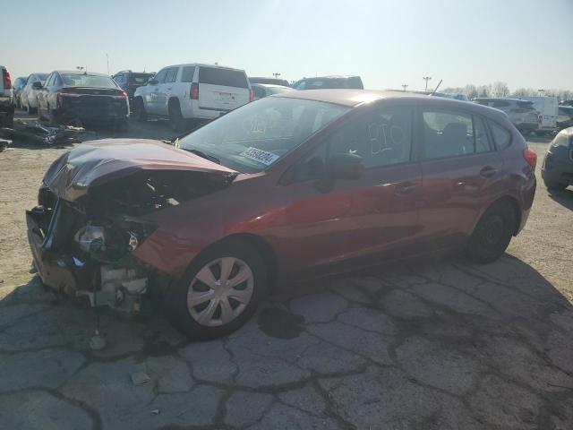 JF1GPAA64E8280166 - 2014 SUBARU IMPREZA RED photo 1