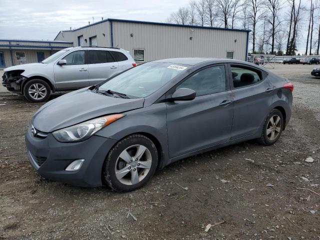 5NPDH4AEXDH400510 - 2013 HYUNDAI ELANTRA GLS GRAY photo 1