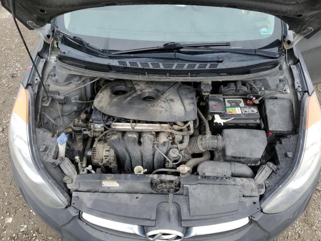 5NPDH4AEXDH400510 - 2013 HYUNDAI ELANTRA GLS GRAY photo 11