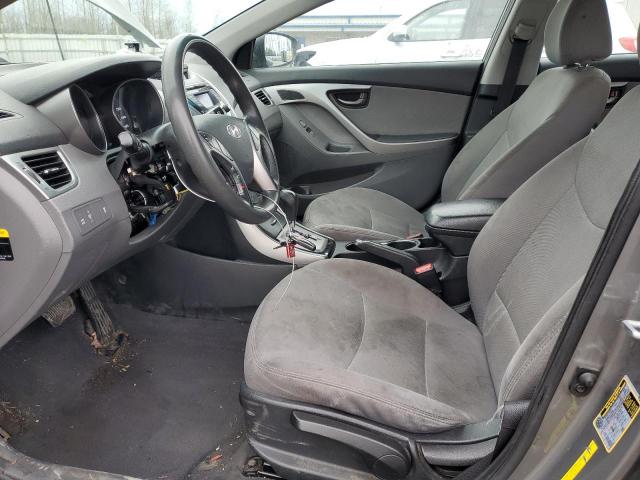 5NPDH4AEXDH400510 - 2013 HYUNDAI ELANTRA GLS GRAY photo 7