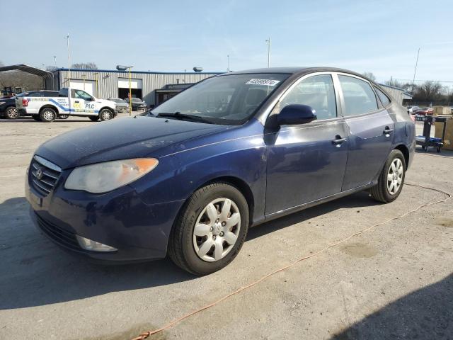 KMHDU46D47U075807 - 2007 HYUNDAI ELANTRA GLS BLUE photo 1