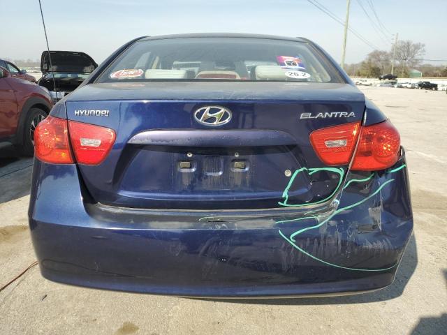 KMHDU46D47U075807 - 2007 HYUNDAI ELANTRA GLS BLUE photo 6