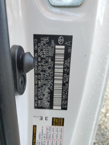 JTKJF5C71E3071943 - 2014 TOYOTA SCION TC 白色 照片 12