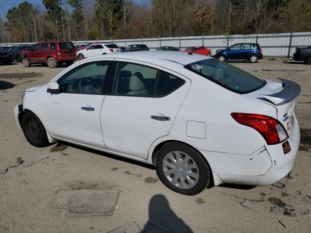 3N1CN7AP0DL888750 - 2013 NISSAN VERSA S WHITE photo 2