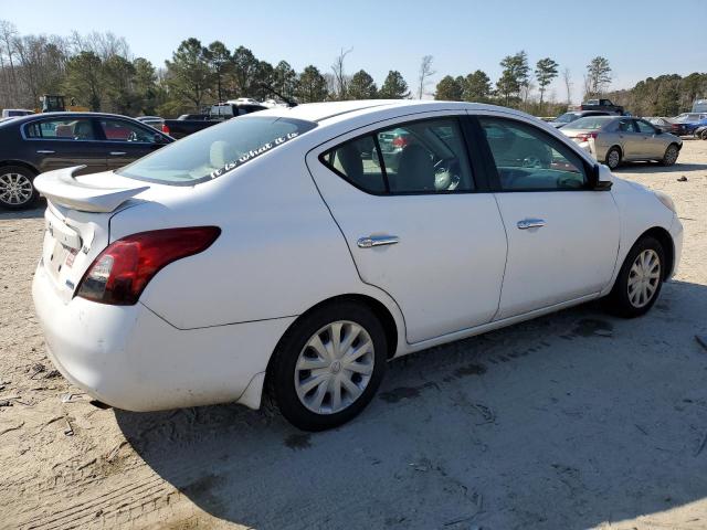 3N1CN7AP0DL888750 - 2013 NISSAN VERSA S WHITE photo 3