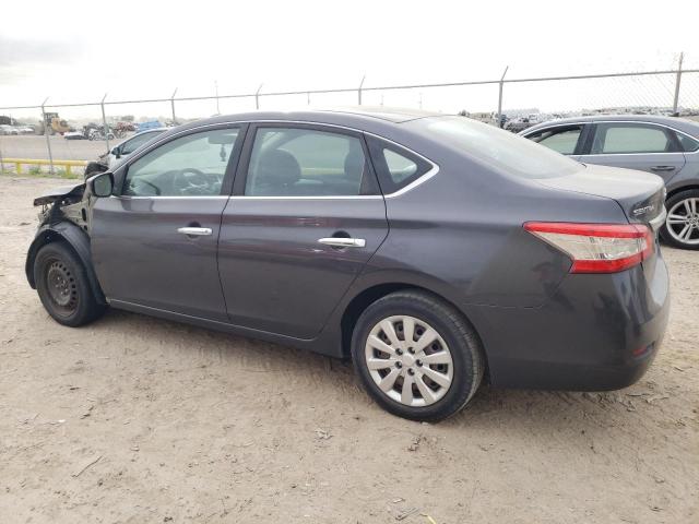 3N1AB7AP8EL674252 - 2014 NISSAN SENTRA S GRAY photo 2