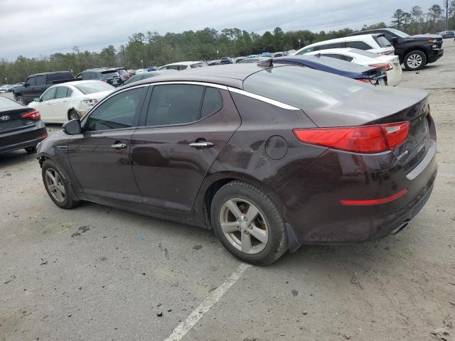 5XXGM4A70FG410374 - 2015 KIA OPTIMA LX BURGUNDY photo 2