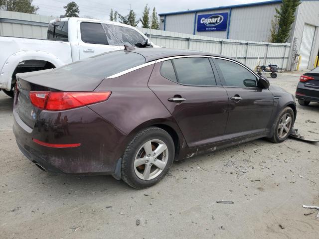 5XXGM4A70FG410374 - 2015 KIA OPTIMA LX BURGUNDY photo 3