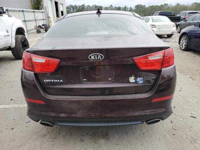 5XXGM4A70FG410374 - 2015 KIA OPTIMA LX BURGUNDY photo 6