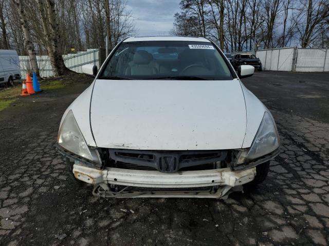 1HGCM66576A038451 - 2006 HONDA ACCORD EX WHITE photo 5