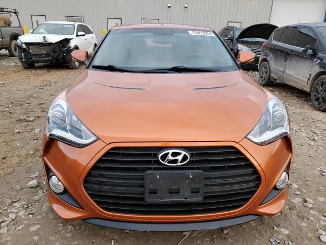 KMHTC6AE7FU244503 - 2015 HYUNDAI VELOSTER TURBO ORANGE photo 5