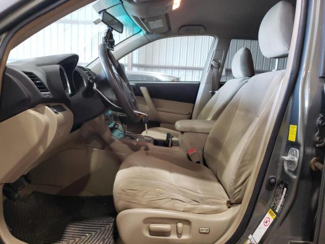 5TDZK3EH0AS003691 - 2010 TOYOTA HIGHLANDER GRAY photo 7