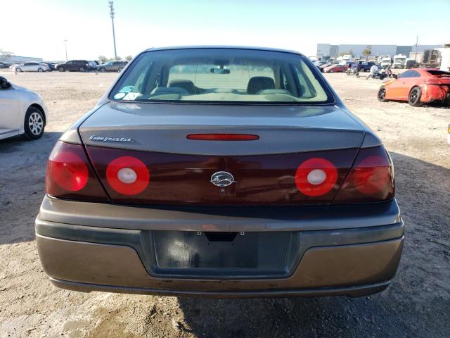 2G1WF55E929305640 - 2002 CHEVROLET IMPALA GRAY photo 6