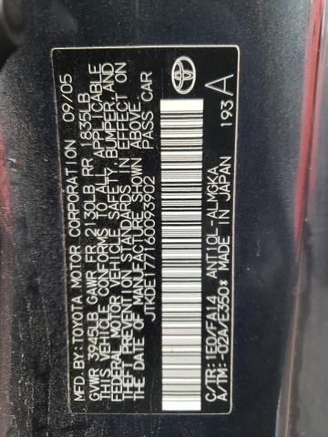 JTKDE177160093902 - 2006 TOYOTA SCION TC 灰色 照片 13