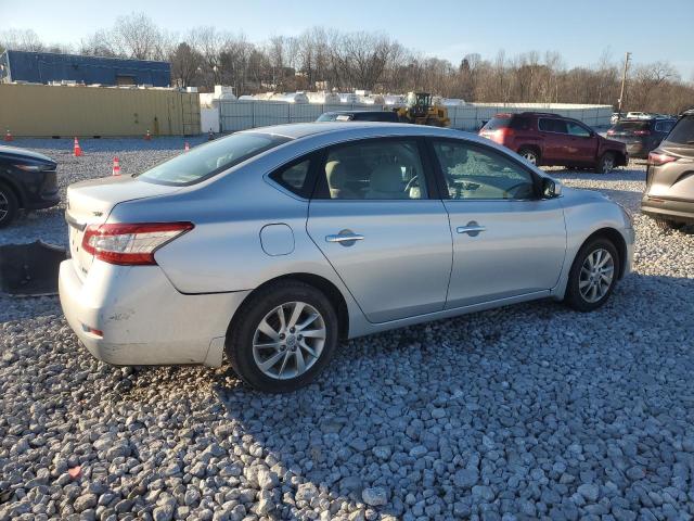 3N1AB7AP8DL685007 - 2013 NISSAN SENTRA S SILVER photo 3