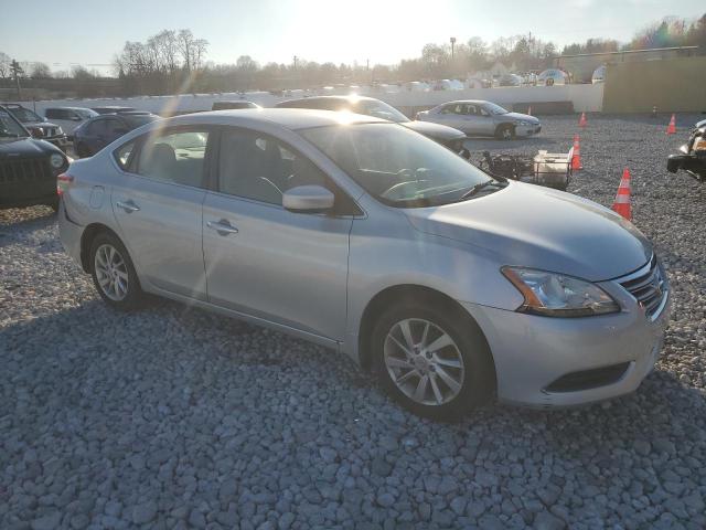 3N1AB7AP8DL685007 - 2013 NISSAN SENTRA S SILVER photo 4