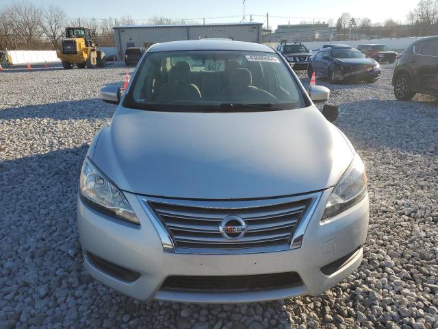 3N1AB7AP8DL685007 - 2013 NISSAN SENTRA S SILVER photo 5