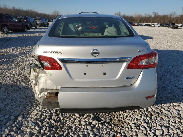 3N1AB7AP8DL685007 - 2013 NISSAN SENTRA S SILVER photo 6