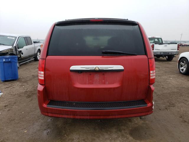 2A8HR54P78R668322 - 2008 CHRYSLER TOWN & COU TOURING მუქწითელი ფოტო 6
