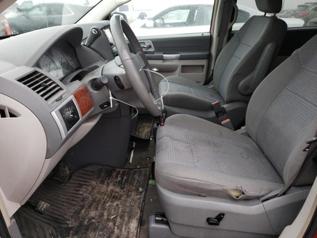 2A8HR54P78R668322 - 2008 CHRYSLER TOWN & COU TOURING მუქწითელი ფოტო 7