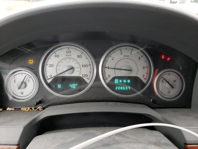 2A8HR54P78R668322 - 2008 CHRYSLER TOWN & COU TOURING მუქწითელი ფოტო 9