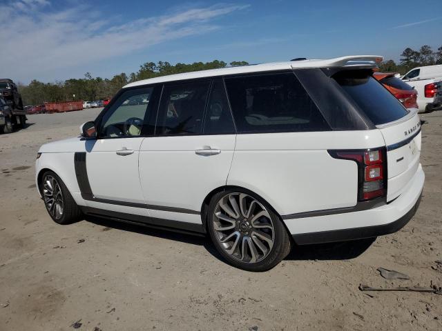 SALGV2TF4FA230406 - 2015 LAND ROVER RANGE ROVE AUTOBIOGRAPHY WHITE photo 2