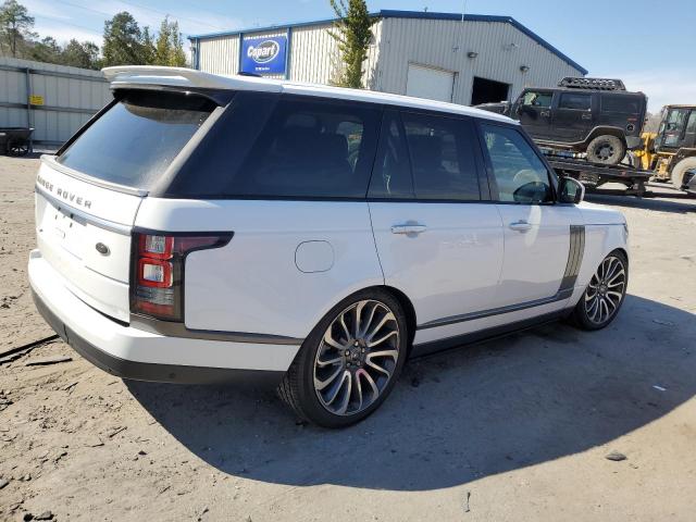 SALGV2TF4FA230406 - 2015 LAND ROVER RANGE ROVE AUTOBIOGRAPHY WHITE photo 3