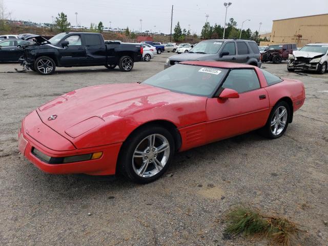 1G1YY2386M5109752 - 1991 CHEVROLET CORVETTE RED photo 1