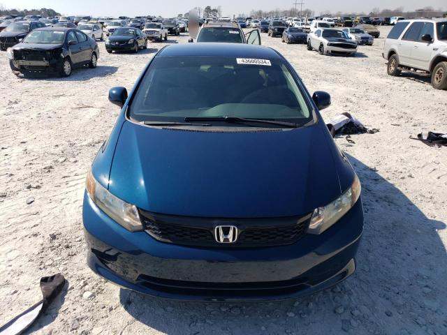 19XFB2F51CE354642 - 2012 HONDA CIVIC LX BLUE photo 5