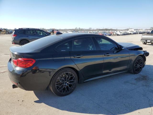 WBA4J7C53JBH15245 - 2018 BMW 440XI GRAN COUPE BLACK photo 3