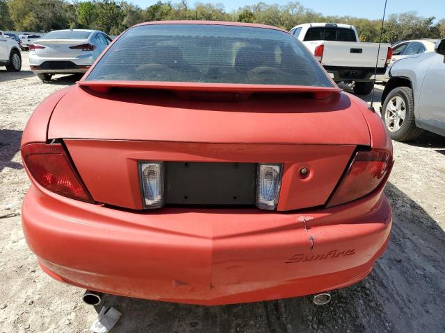 1G2JB12F047248952 - 2004 PONTIAC SUNFIRE RED photo 6